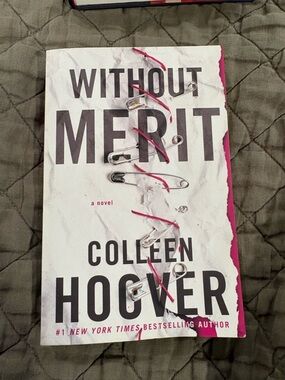 Without Merit by Colleen Hoover - White & Pink Paperback